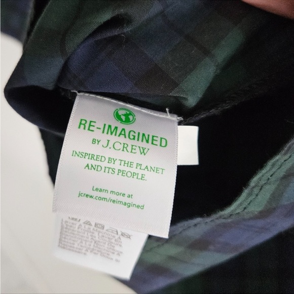 J. CREW Plaid Ruffle Top - Picture 10 of 10